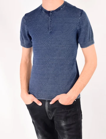 Tricou Mango, albastru, S