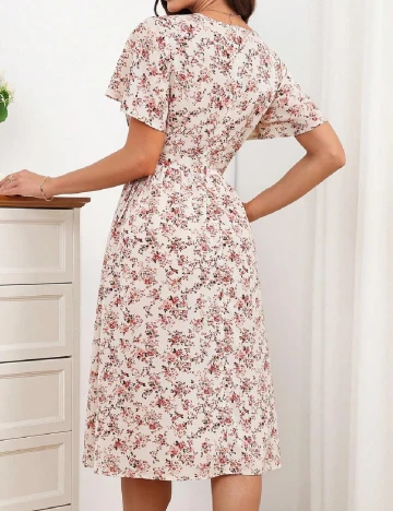 Rochie medie SHEIN, floral print