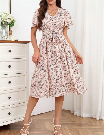 Rochie medie SHEIN, floral print