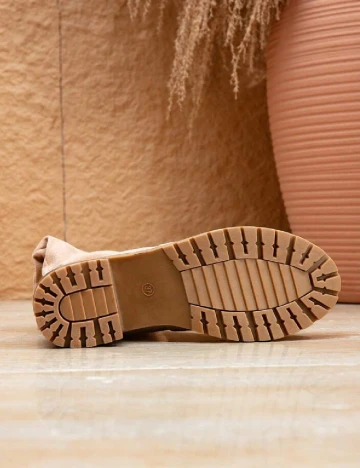 Botine SHEIN, crem