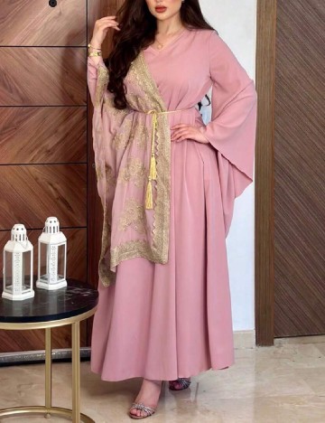 
						Rochie lunga SHEIN, roz