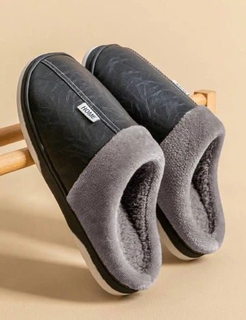 Papuci de Casa SHEIN, negru Negru