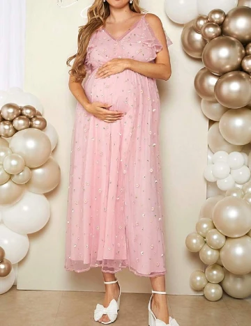 Rochie lunga SHEIN Maternity, roz