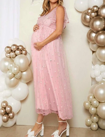 Rochie lunga SHEIN Maternity, roz