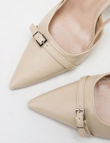 Pantofi SHEIN, bej Crem