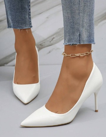 
						Pantofi SHEIN, alb