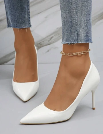 Pantofi SHEIN, alb