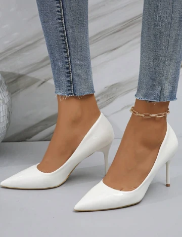 Pantofi SHEIN, alb