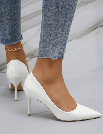 Pantofi SHEIN, alb