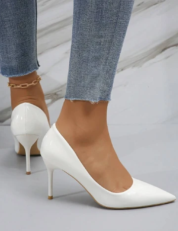 Pantofi SHEIN, alb