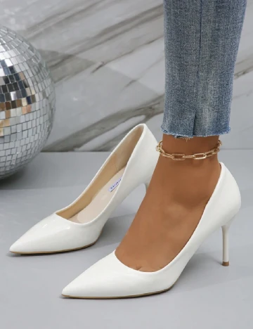 Pantofi SHEIN, alb
