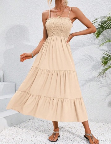 Rochie medie SHEIN, crem