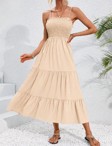 Rochie medie SHEIN, crem Crem