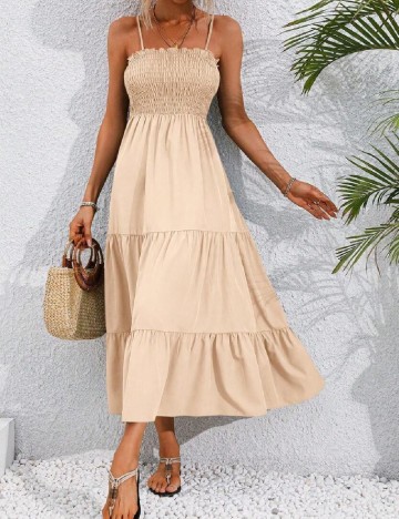 Rochie medie SHEIN, crem