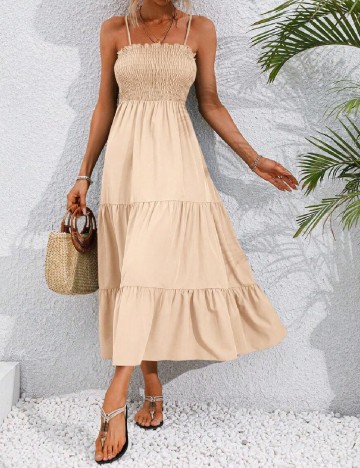 Rochie medie SHEIN, crem