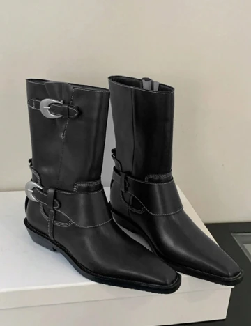 Cizme SHEIN, negru Negru