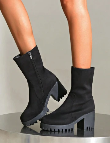 Botine SHEIN, negru