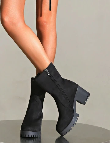 Botine SHEIN, negru