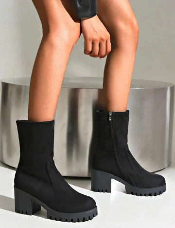 Botine SHEIN, negru