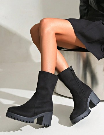Botine SHEIN, negru