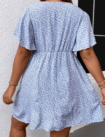 Rochie scurta SHEIN CURVE, albastru