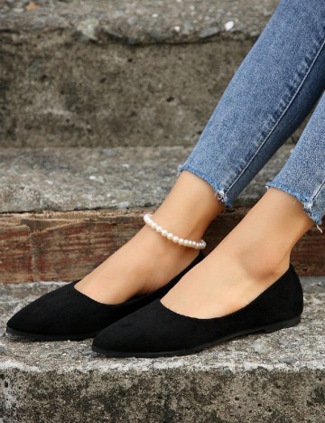 
						Balerini SHEIN, negru