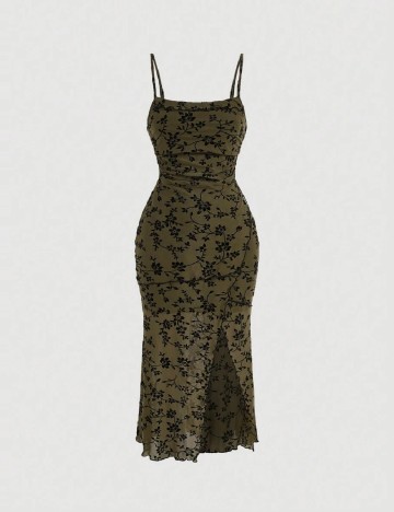 Rochie medie SHEIN, verde