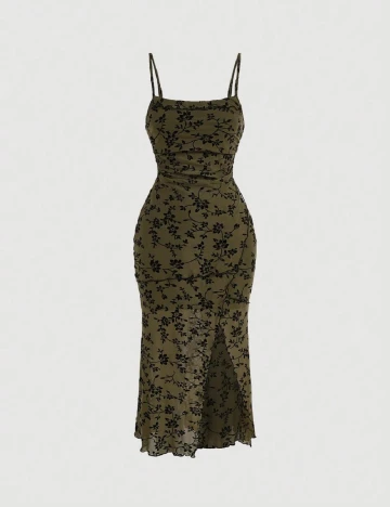 Rochie medie SHEIN, verde