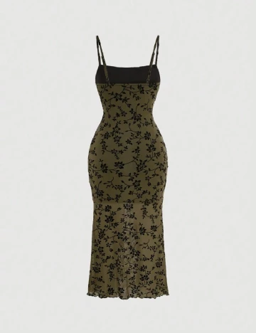 Rochie medie SHEIN, verde