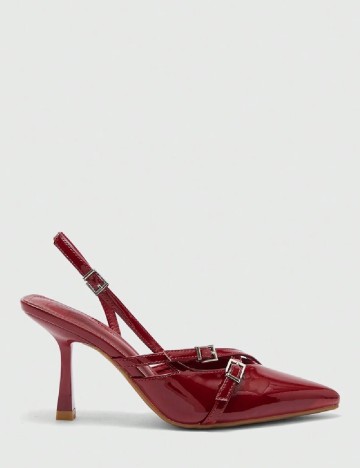 
						Pantofi SHEIN, visiniu