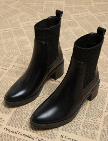 Botine SHEIN, negru