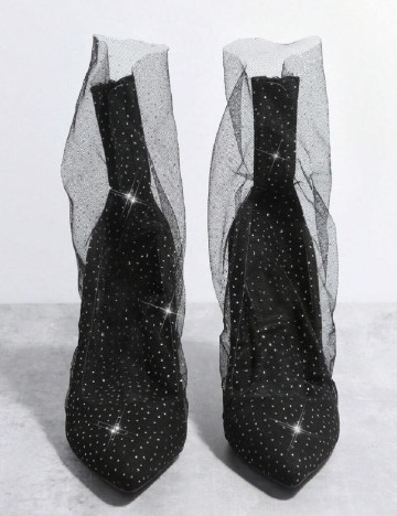Botine SHEIN, negru