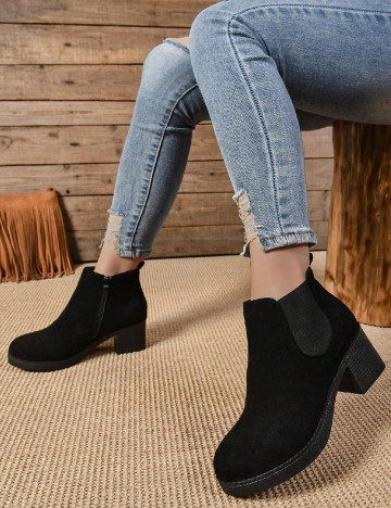 
						Botine SHEIN, negru