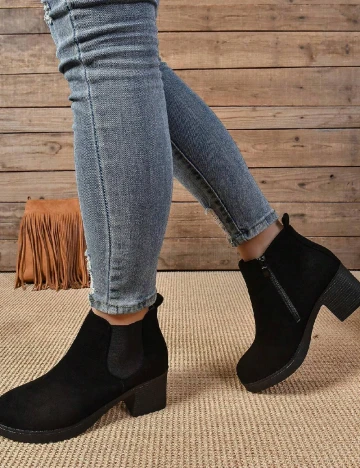 Botine SHEIN, negru