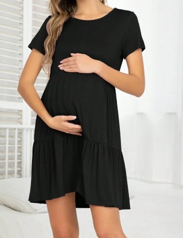 Rochie scurta SHEIN Maternity, negru