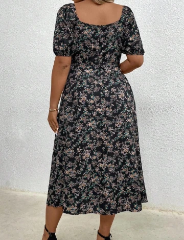 Rochie medie SHEIN CURVE, negru