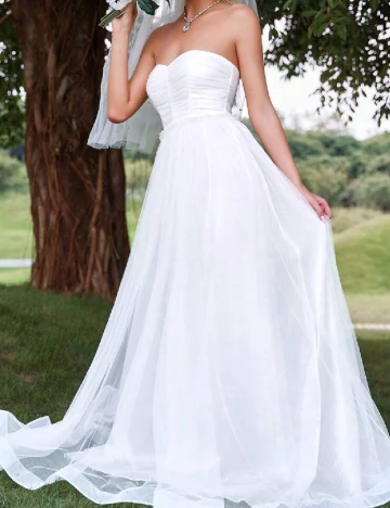 Rochie lunga Faeriesty, alb