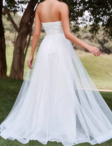 Rochie lunga Faeriesty, alb