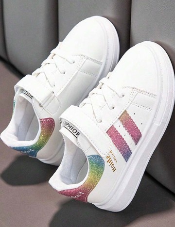 Adidasi Shein Kids, alb