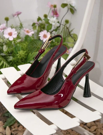 Pantofi SHEIN, rosu