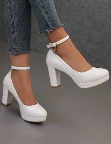 
						Pantofi SHEIN, alb