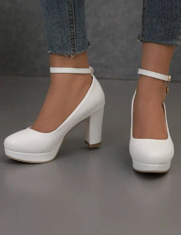 Pantofi SHEIN, alb Alb