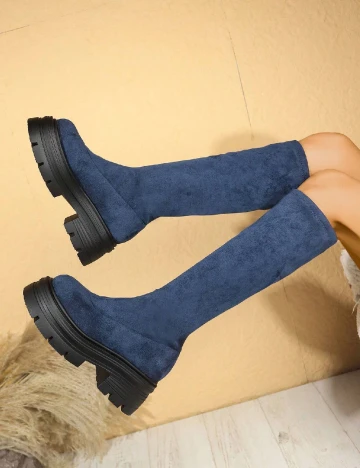 Cizme SHEIN, bleumarin