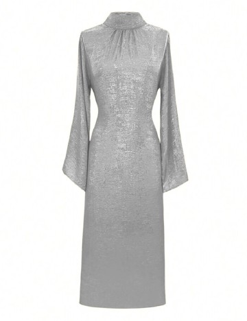 Rochie lunga SHEIN, argintiu