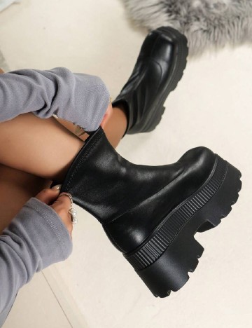 
						Botine SHEIN, negru