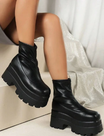 Botine SHEIN, negru
