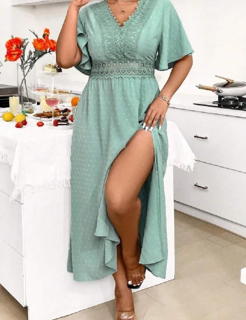 Rochie lunga SHEIN, verde