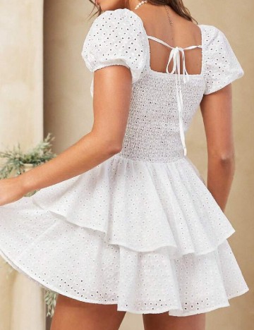 Rochie scurta SHEIN, alb
