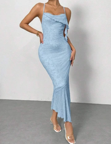 Rochie lunga SHEIN, bleu