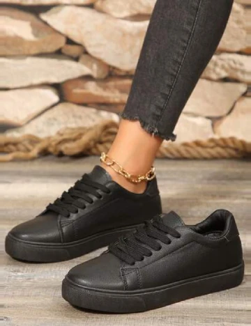 Adidasi SHEIN, negru Negru